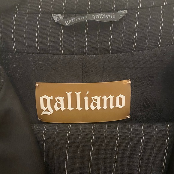 😍🖤 JOHN GALLIANO Business Suit Black COLLECTORS - Picture 4 of 8